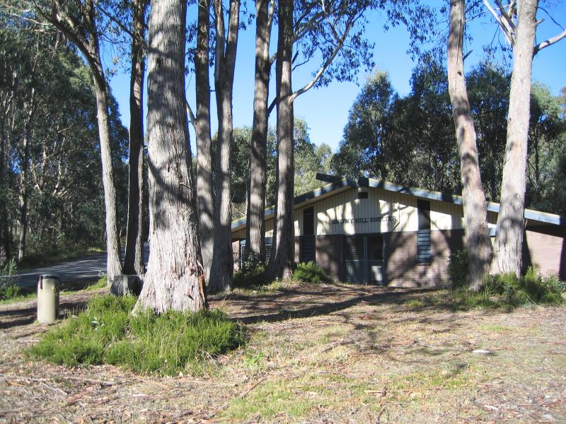 Marysville - Lake Mountain Road: Snowy Hill shelter