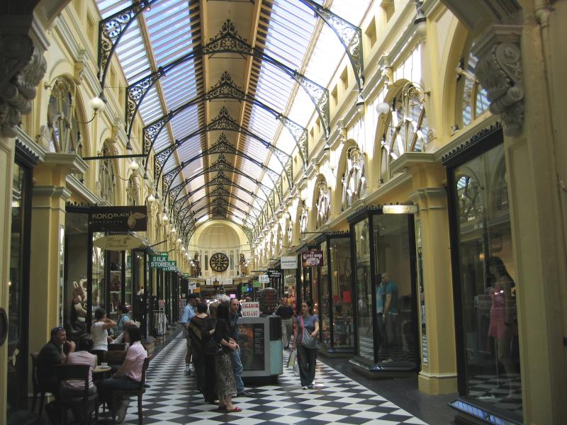 Melbourne CBD - Bourke Street Mall: Royal Arcade
