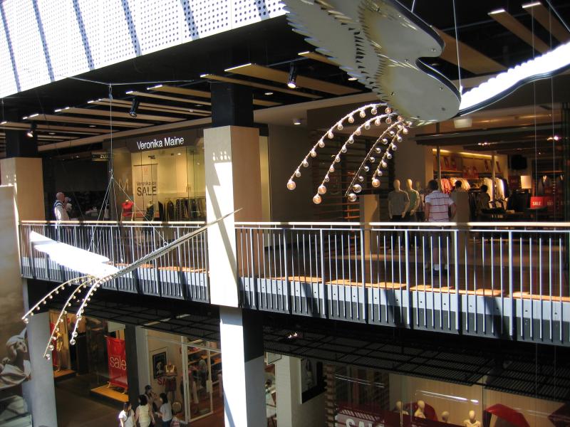 Melbourne CBD - Melbourne Central Shopping Centre and neighbouring department stores: Melbourne Central Shopping Centre