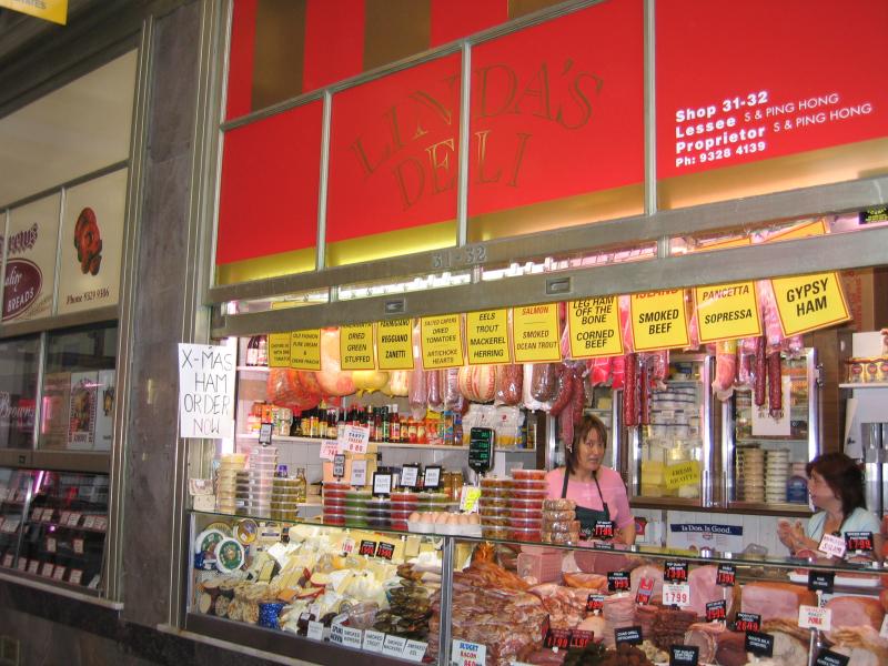 Melbourne CBD - Queen Victoria Market: Linda's Deli