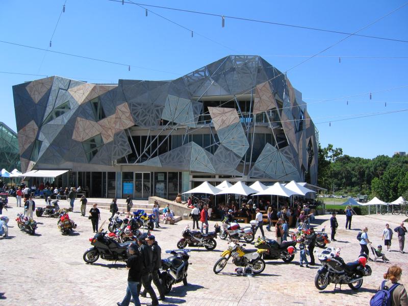 Melbourne CBD - Federation Square: The Square and Yarra Building