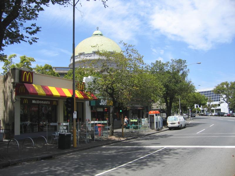 Melbourne CBD - St Kilda Road: View south along St Kilda Rd towards Toorak Rd