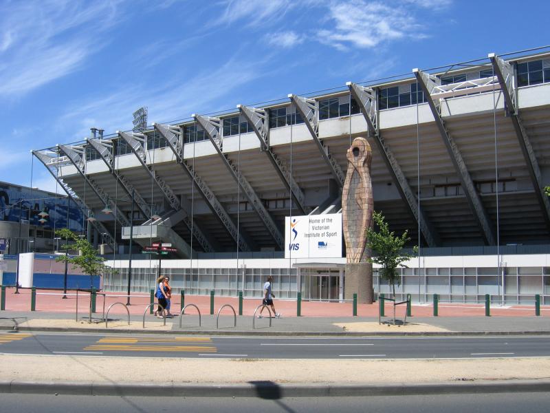 Melbourne CBD - Olympic Park sporting venues, south side of Olympic Boulevard: Victorian Institute of Sport at Westpac Centre, Olympic Bvd