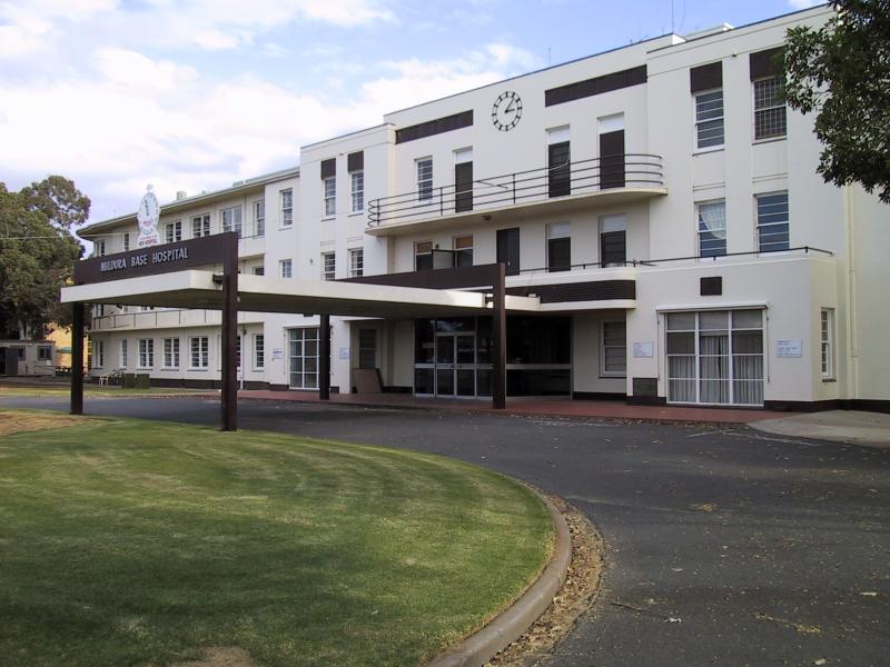 Mildura - Around Mildura: Mildura Base Hospital, Ontario Av