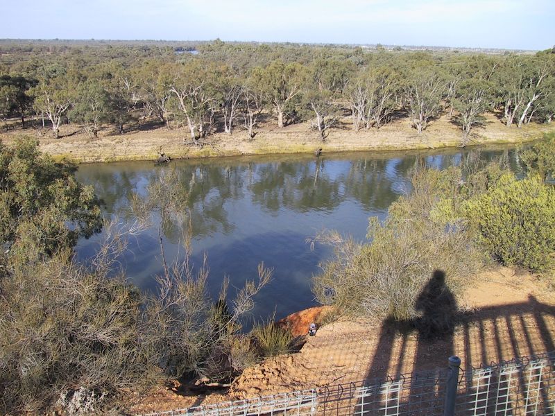 Mildura - Merbein - river lookout off Forbes Drive - Easterly view across Murray River