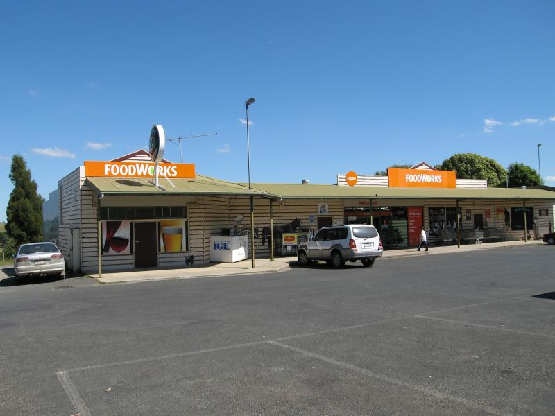 Mirboo North - Commercial centre and shops, Ridgway - Supermarket, corner Ridgway and Peters St