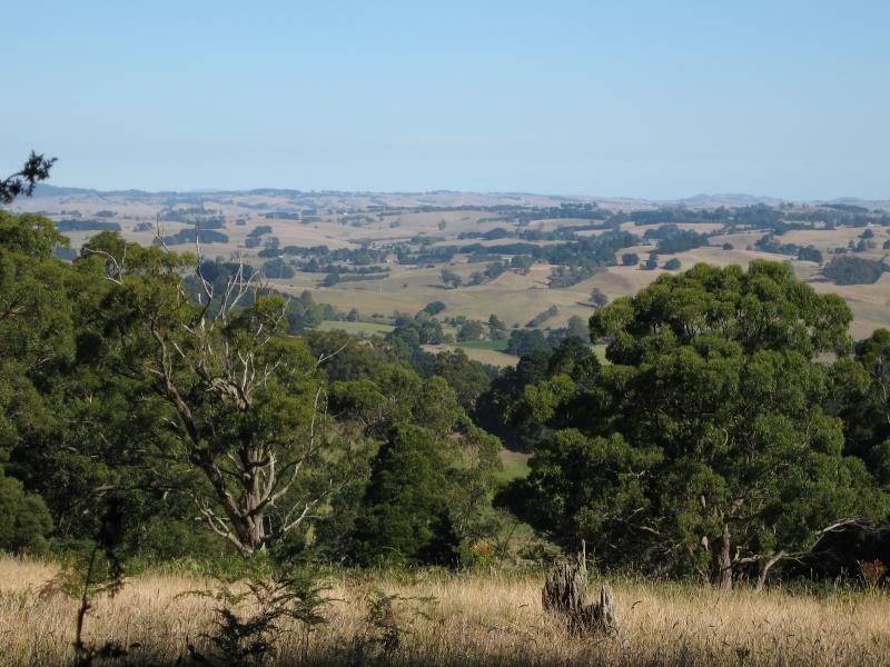Mirboo North - Dickies Hill Reserve, Dickies Hill Road - Southerly view from reserve