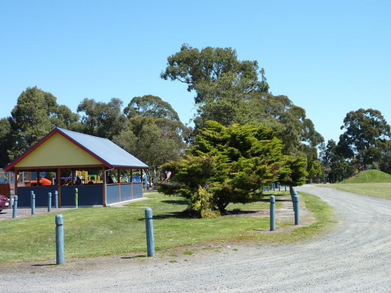Moe - Apex Park and Lions Park, Waterloo Road: Shelter beside playground at Lions Park