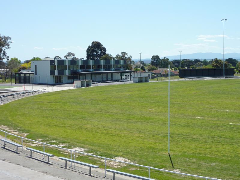 Moe - Ted Summerton Reserve: North-westerly view from southern side of oval