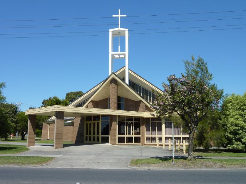 Moe - Around Moe: St Kieran's catholic church, corner Waterloo Rd and Wirraway St