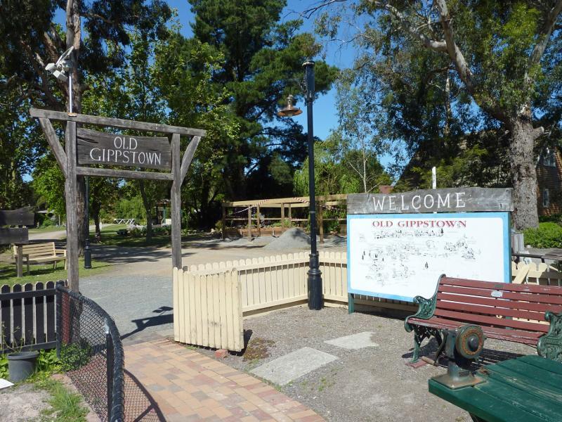 Moe - Gippsland Heritage Park, Lloyd Street: Entrance to Old Gippstown