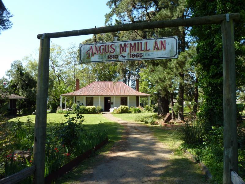 Moe - Gippsland Heritage Park, Lloyd Street: Angus McMillan's Bushy Park homestead