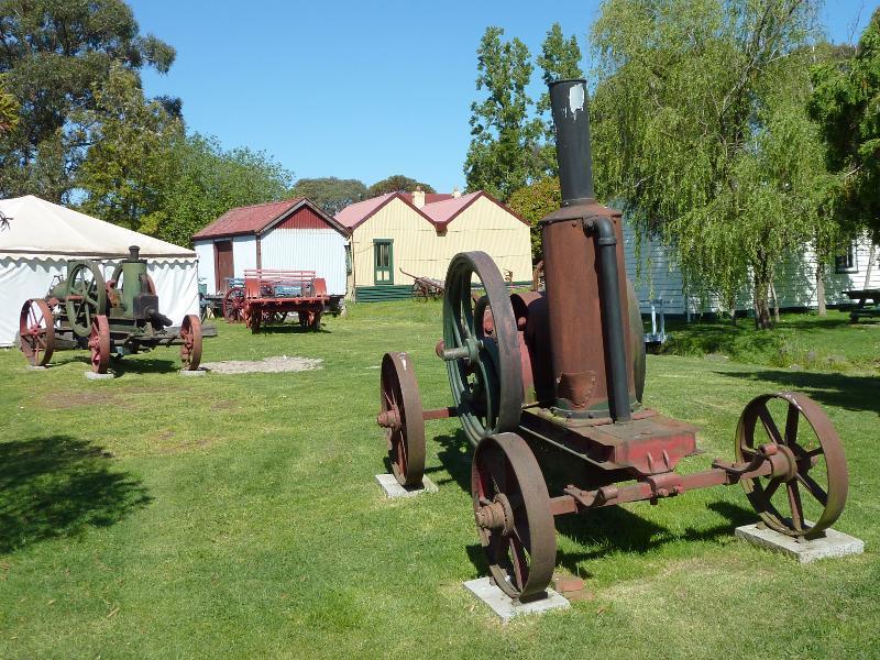 Moe - Gippsland Heritage Park, Lloyd Street: Farm equipment