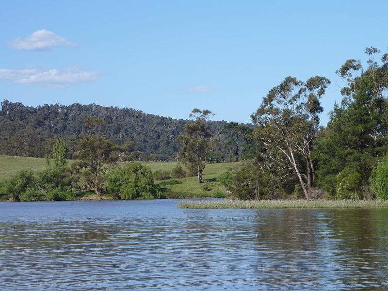 Moe - South side of Lake Narracan along South Shore Road east of Sullivans Rd: North-easterly view across lake