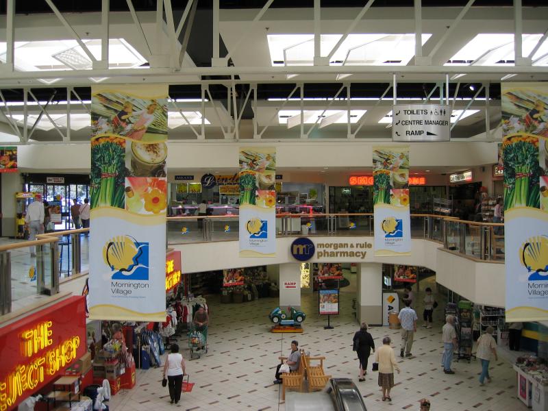 Mornington - Commercial centre and shops, Main Street: Inside Mornington Village Shopping Centre