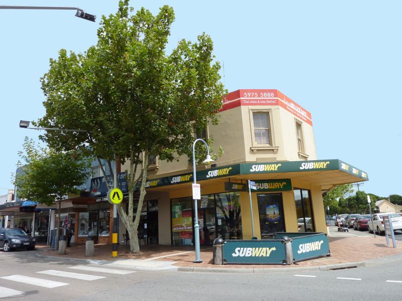 Mornington - Commercial centre and shops, Main Street: Corner Main St and Albert St