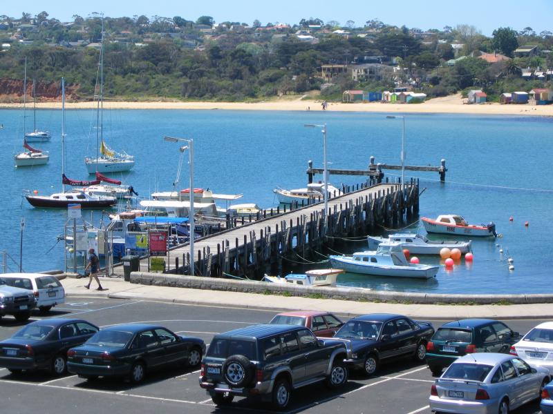 Mornington - Coastal areas and views around Schnapper Point: Pier at yacht club, Schnapper Point