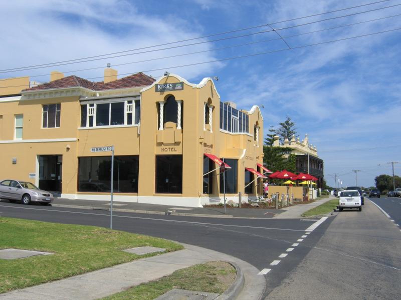 Mornington - Royal Beach area: Kirpatricks Hotel, corner Esplanade and Canterbury St