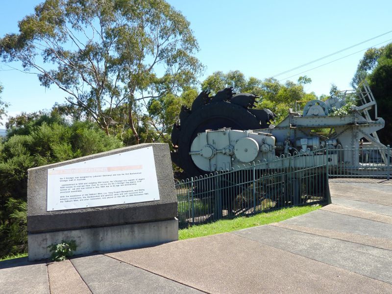 Morwell - Power Works and surrounds, Ridge Road: No. 3 Dredge Bucket Wheel