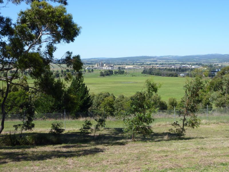 Morwell - Power Works and surrounds, Ridge Road: Easterly view across countryside