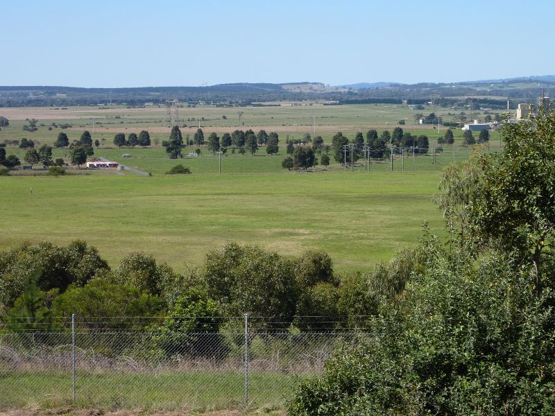 Morwell - Power Works and surrounds, Ridge Road: Easterly view across countryside