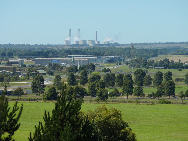 Morwell - Power Works and surrounds, Ridge Road: Easterly view towards Loy Yang Power Station