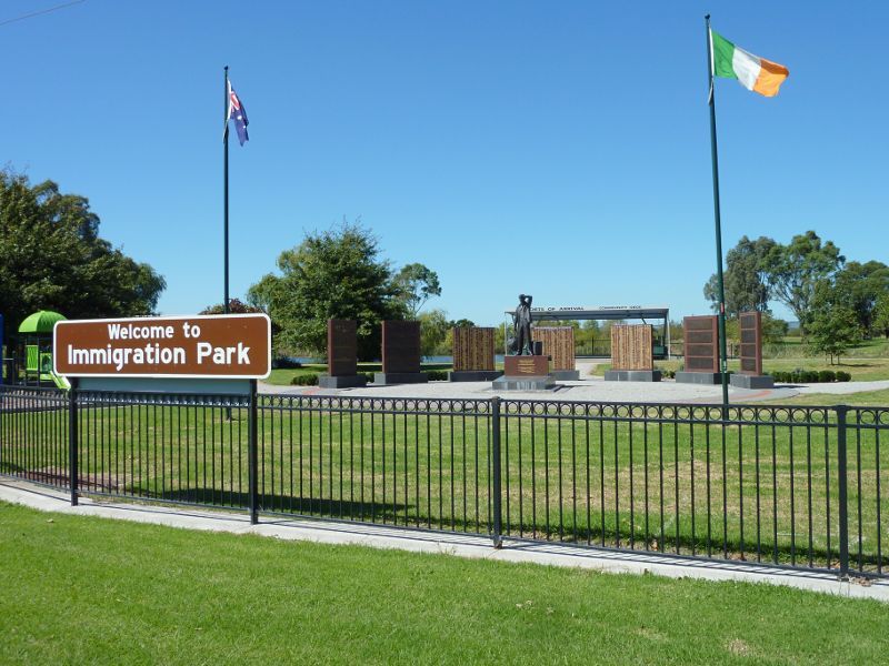 Morwell - Immigration Park, Princes Drive: Immigration Park viewed from Princes Dr