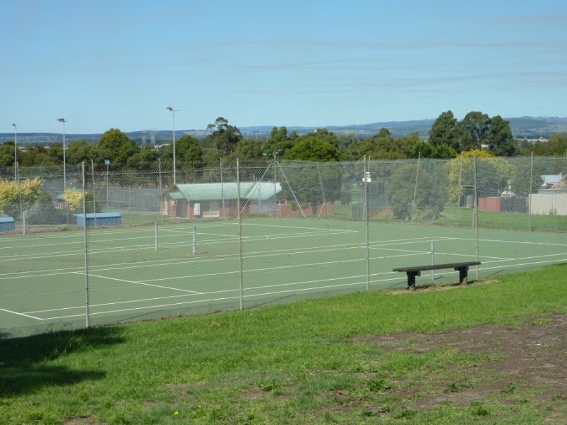 Morwell - Ronald Reserve, Vary Street - Tennis courts