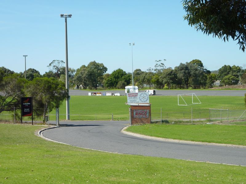 Morwell - Ronald Reserve, Vary Street - Entrance to soccer oval