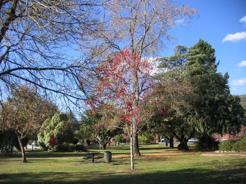 Mount Beauty - Shops and commercial centre: Park along Lakeside Av opposite Hollonds St