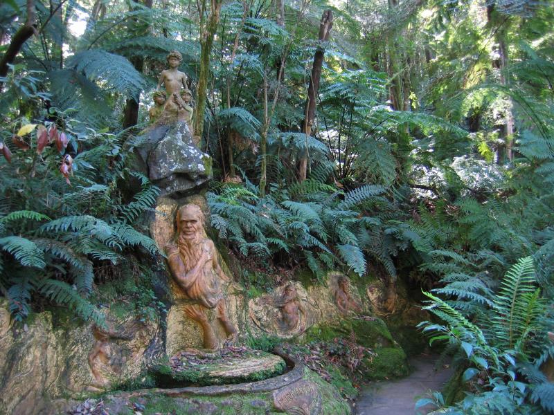 Mount Dandenong - William Ricketts Sanctuary, Mt Dandenong Tourist Rd: Sculptures amongst ferns