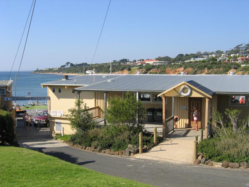 Mount Eliza - Half Moon Bay and Canadian Bay area: Canadian Bay Boat Club, northern end of Canadian Bay Drive