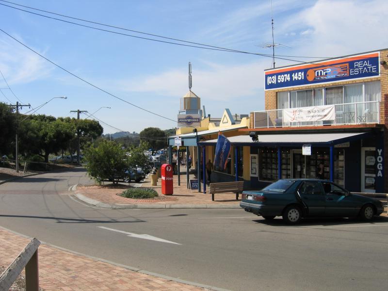 Mount Martha - Commercial centre and shops, Lochiel Avenue and Bay Road: Shops, Lochiel Av between Watson Rd and Bay Rd