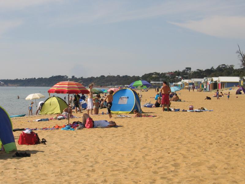 Mount Martha - Mount Martha Beach South, Kilburn Grove area: View north-east along beach