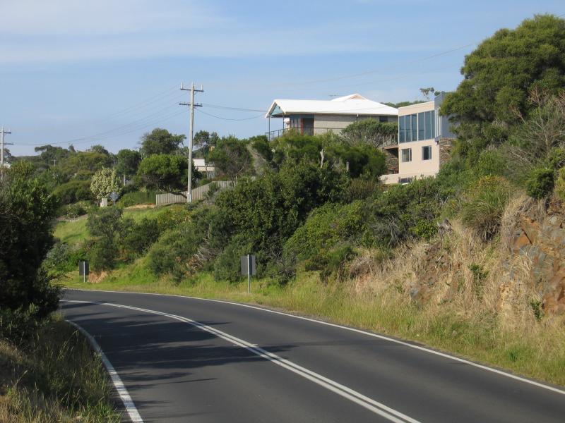 Mount Martha - Southern coast: View north-east along Esplanade near Burdoo Way
