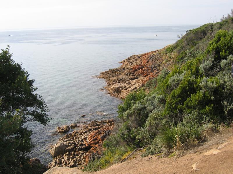 Mount Martha - Southern coast: View north-east along coast near Stanley Cr