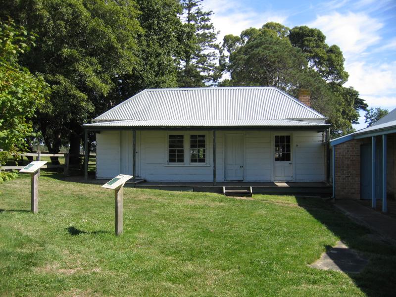 Mount Martha - The Briars Park, Nepean Highway: 'The Hutch', the original section of the homestead
