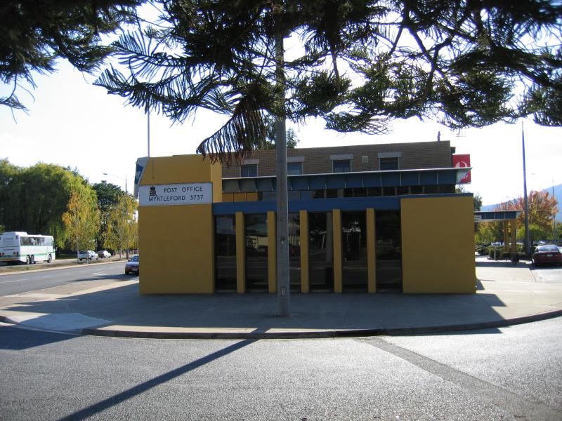 Myrtleford - Shops and commercial centre: Myrtleford Post Office, corner Clyde St and Myrtle St