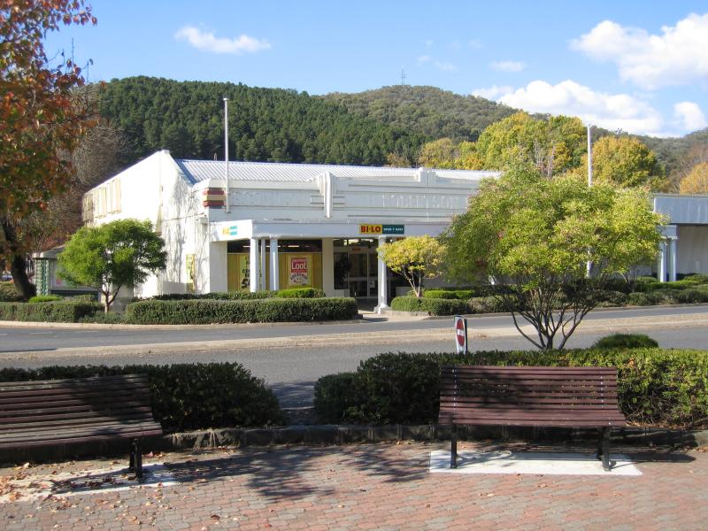 Myrtleford - Shops and commercial centre: Supermarket, corner Clyde St and Queen St