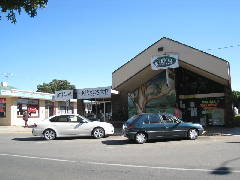 Neerim South - Shops and commercial centre, Main Neerim Road: Shops, west side of Main Neerim Rd