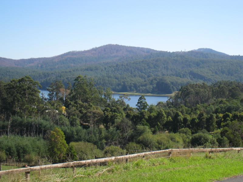 Neerim South - Wagner Road: View of Tarago Reservoir from Wagner Rd