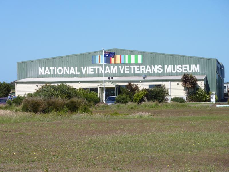 Newhaven - Phillip Island Road through Newhaven - National Vietnam Veterans Museum, Veterans Dr