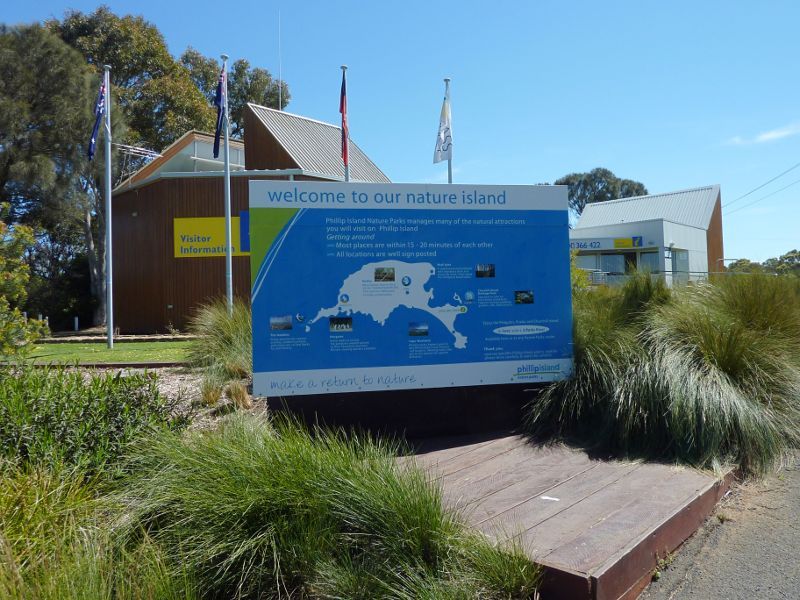 Newhaven - Phillip Island Visitor Information Centre, Phillip Island Road - Information board