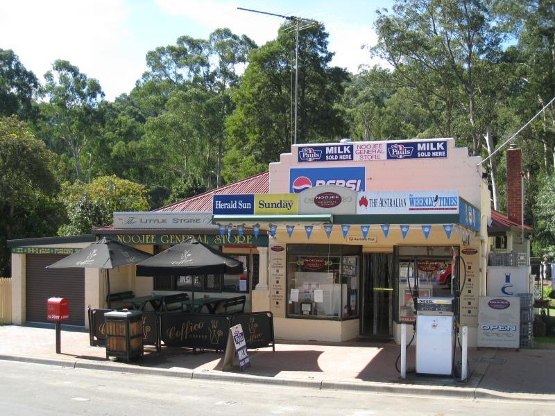 Noojee - Town centre, Bennett Street and Henty Street: Noojee General Store, Bennett St