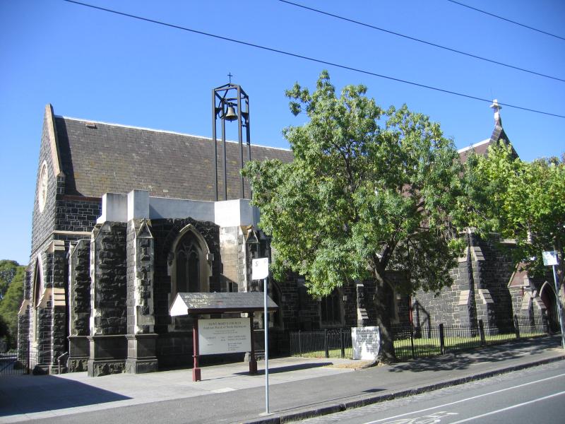 North Melbourne - Queensberry Street area - St Marys Church, corner Queensberry St and Howard St