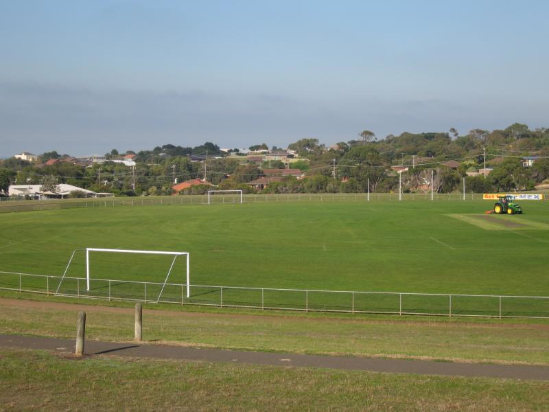 Ocean Grove - Around Ocean Grove: View south across Shell Road Reserve from Shell Rd