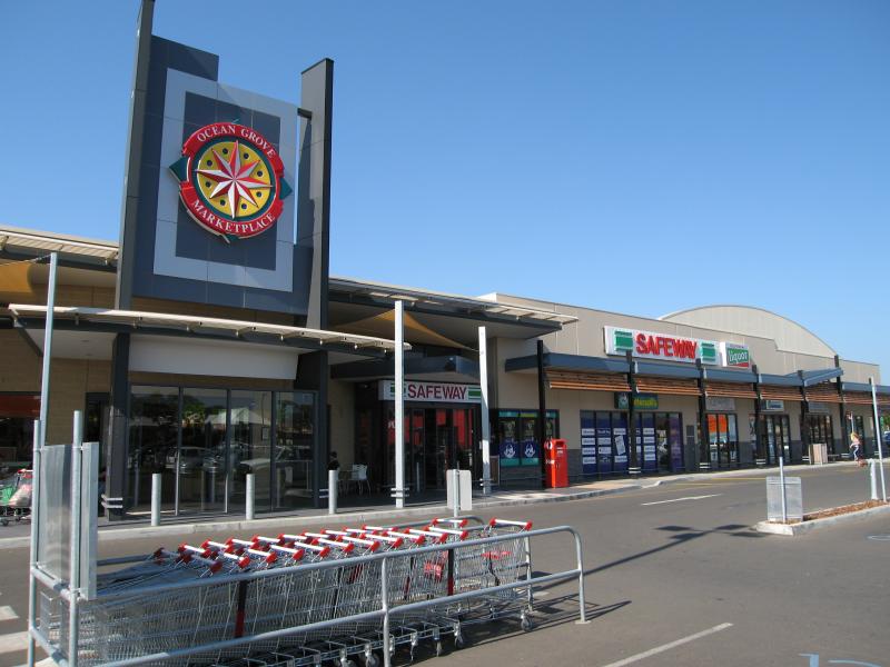 Ocean Grove - Around Ocean Grove: Ocean Grove Marketplace shopping centre, Shell Rd