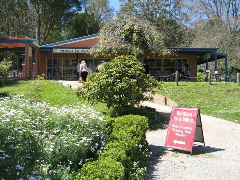 Olinda - Commercial centre and shops, Mt Dandenong Tourist Road at Monbulk Road: Herbicious Delicious, Parsons Walk