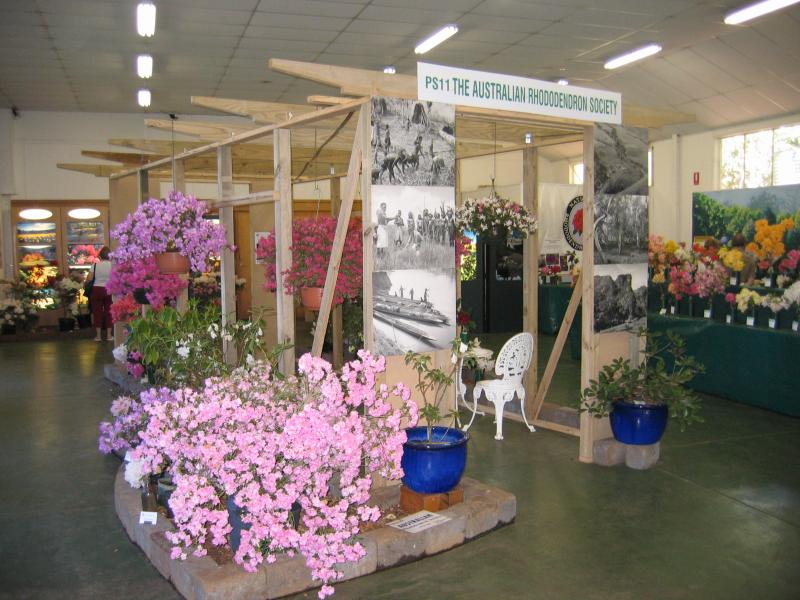 Olinda - Dandenong Ranges Botanic Garden: Flower show in display hall