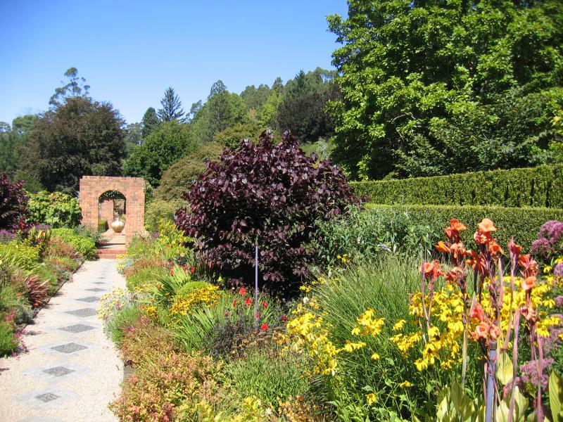 Olinda - Cloudehill Gardens, Monbulk Road: Pathway through gardens
